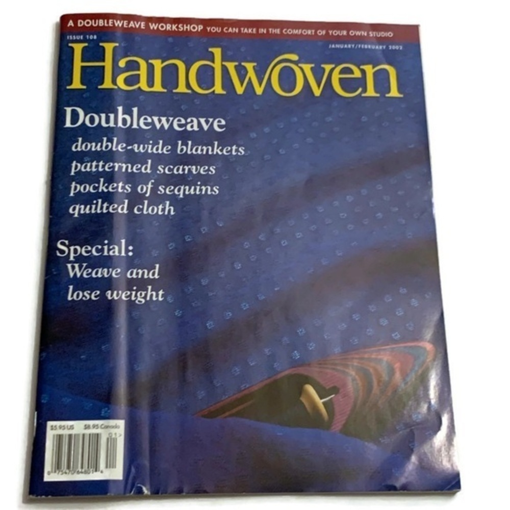 Handwoven Magazine Jan 2002 Weave and lose weight